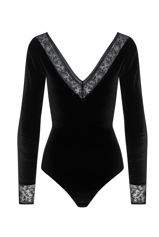 cadolle-elia-body-d-collet-velours-noir image 1