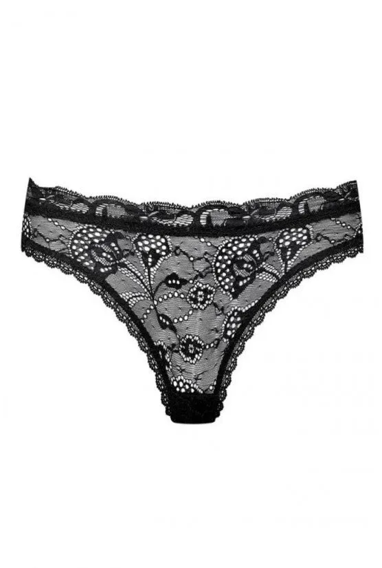 cadolle-culotte-plume-dentelle-noire image 1