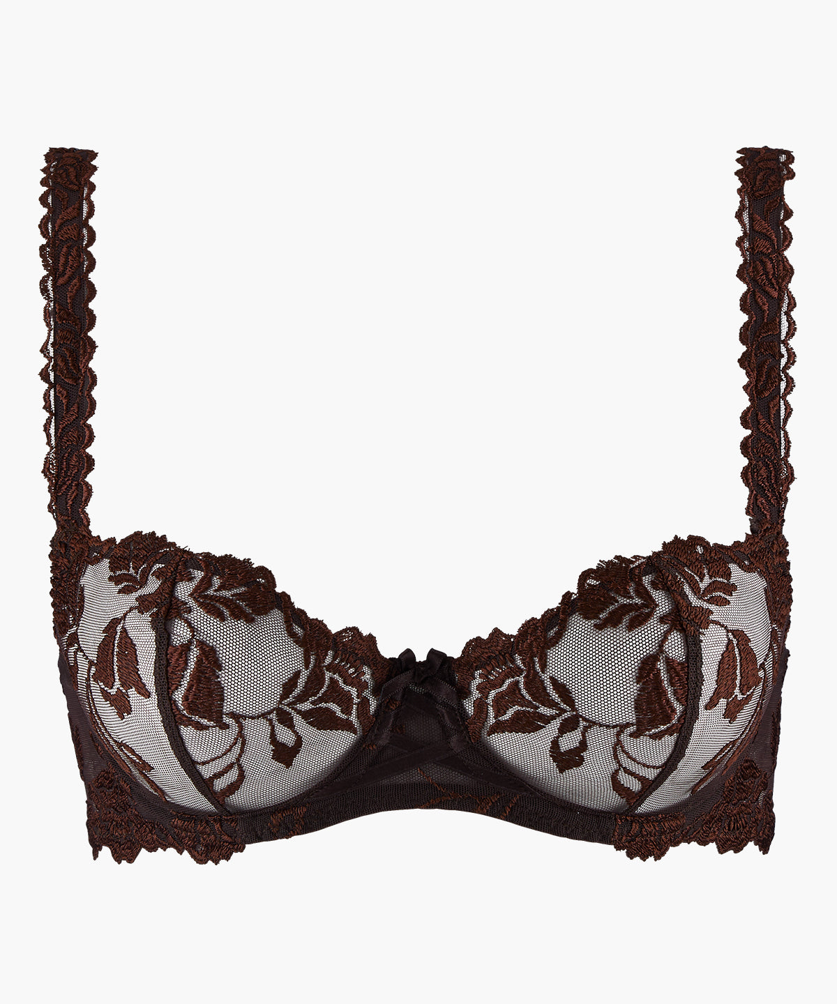 aubade-softessence-soutien-gorge-corbeille-avec-armatures-espresso image 1