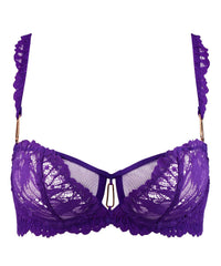 aubade-flowermania-soutien-gorge-demi-bonnet-poison-purple image 2