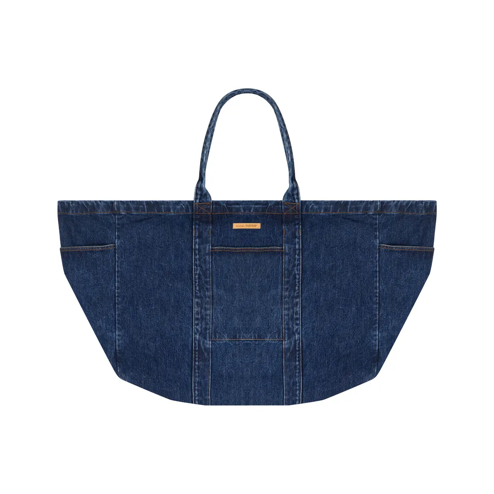 atelier-tuffery-sac-de-transport-xl-en-jean-denim image 1