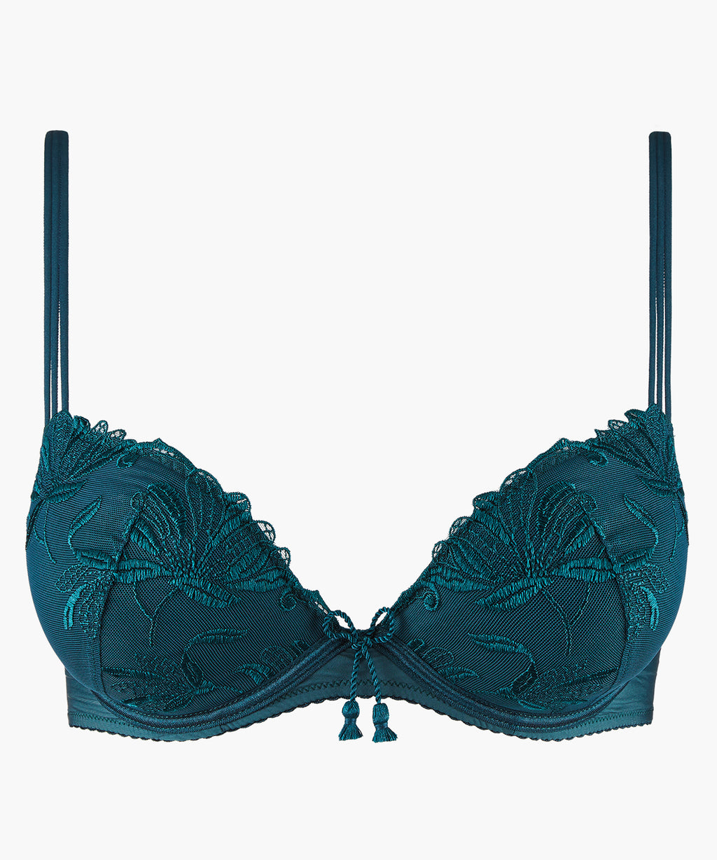 aubade-lovessence-soutien-gorge-push-up-imperial-green image 1
