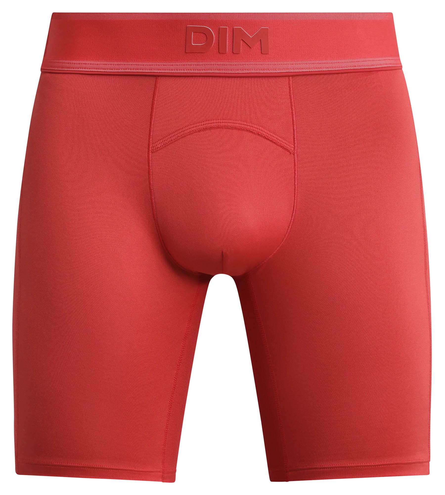 dim-move-boxer-long-sport-homme-microfibre-mesh-rouge-alerte image 5
