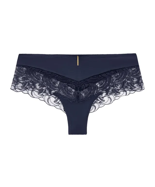 aubade-satin-memories-cheeky-brief-deep-sea image 1
