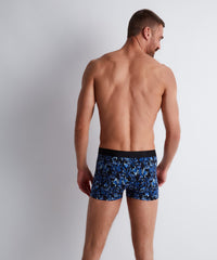 aubade-homme-boxer-fleur-bleue-coton-bio-bleu-violet image 4