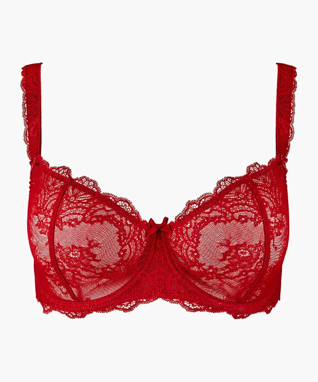 aubade-danse-des-sens-comfort-half-cup-irresistible-red-bonnet-g image 1