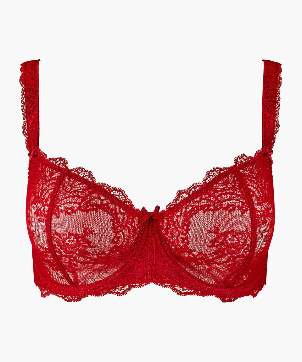 aubade-danse-des-sens-soutien-gorge-corbeille-confort-irresistible-red image 1