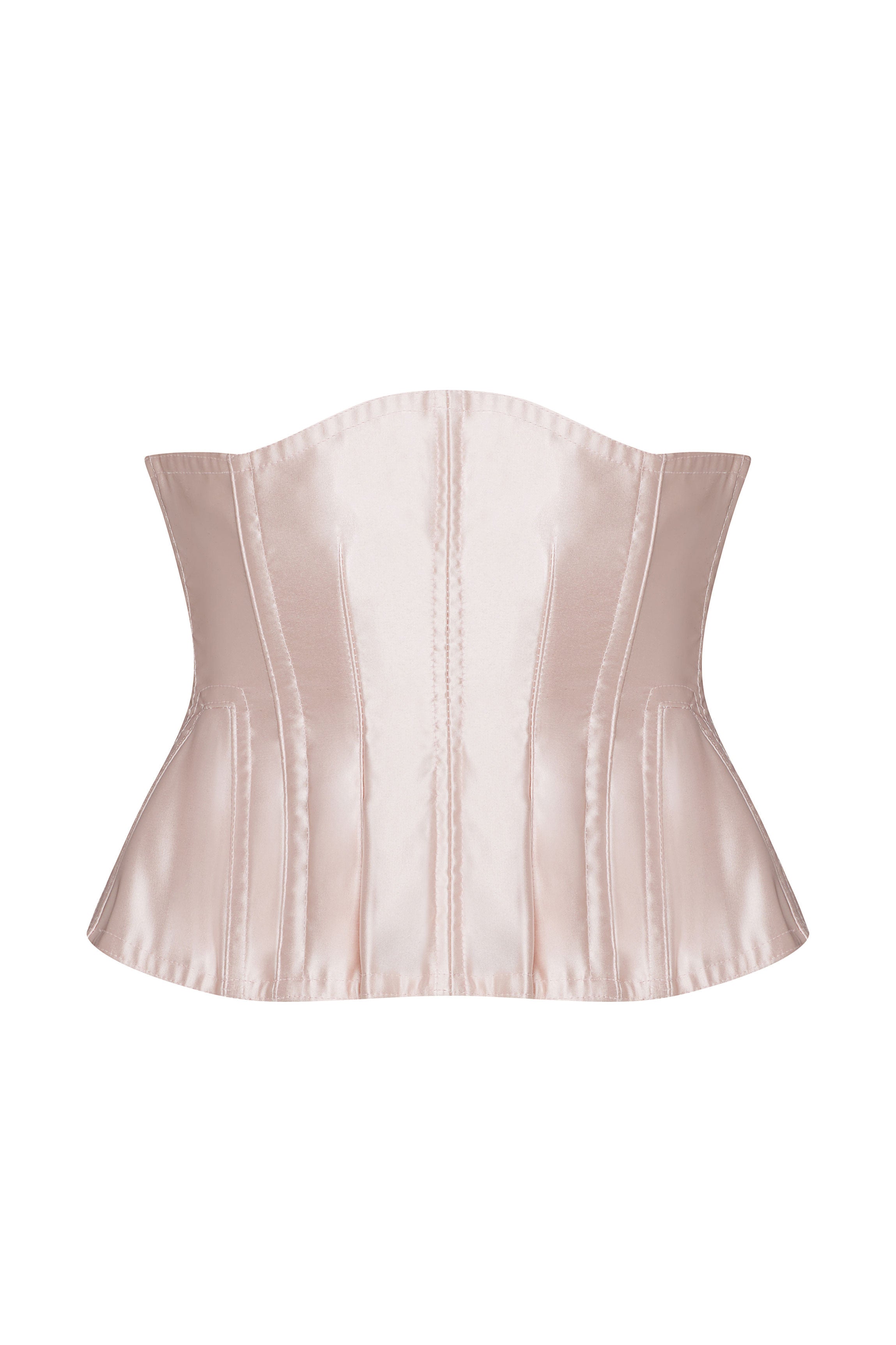 cadolle-exos-serre-taille-satin-rose image 1