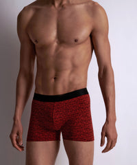 aubade-homme-lot-2-boxers-love-letters-rouge image 3