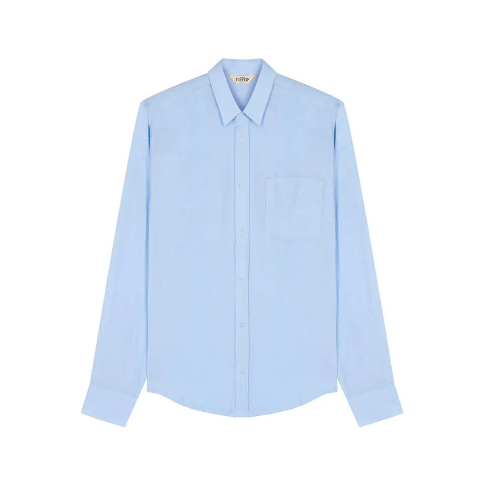 atelier-tuffery-chemise-aubrac-homme-droite-en-lin-fran-ais-bleu-clair image 1