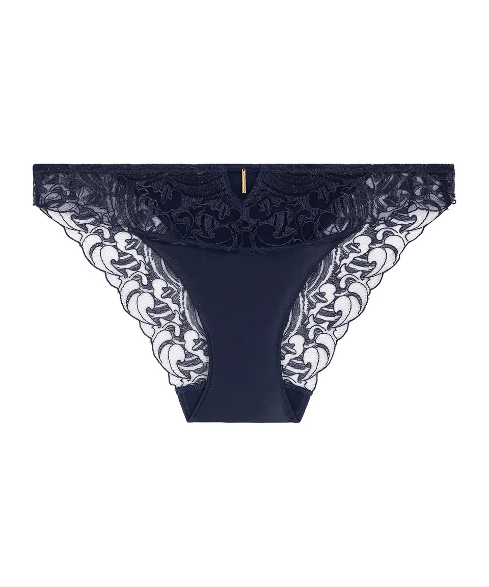 aubade-satin-memories-slip-italien-deep-sea image 1