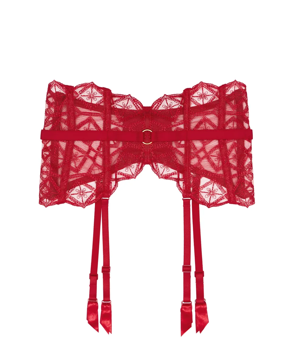 aubade-sense-of-illusion-serre-taille-porte-jarretelles-red-berry image 1