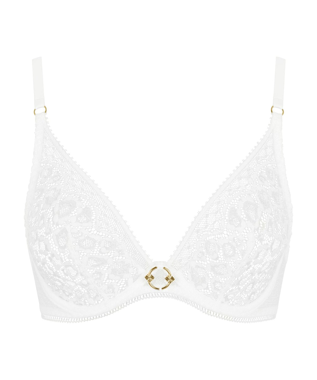 aubade-illusion-fauve-soutien-gorge-triangle-armatures-white image 1