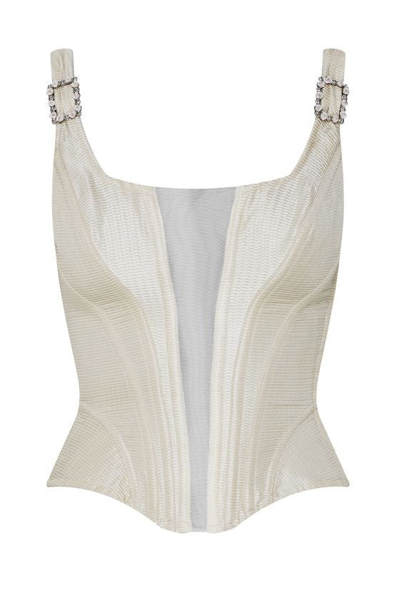 cadolle-marivaux-corset-beige-tulle-balein image 1