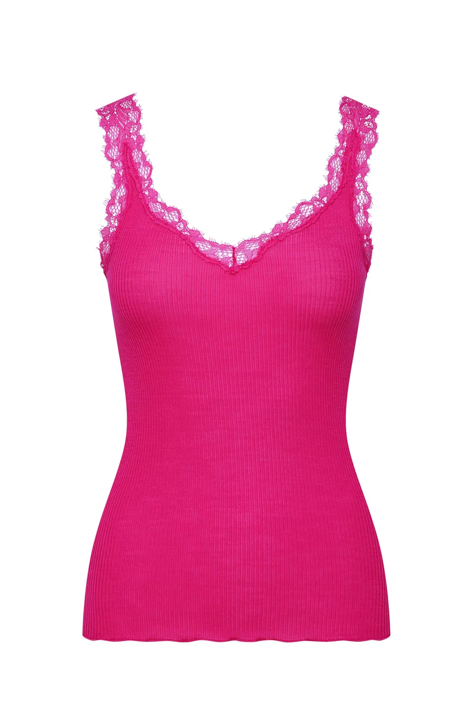 cadolle-d-bardeur-en-soie-fushia-top-lingerie-dentelle-doubl-e-soie image 1