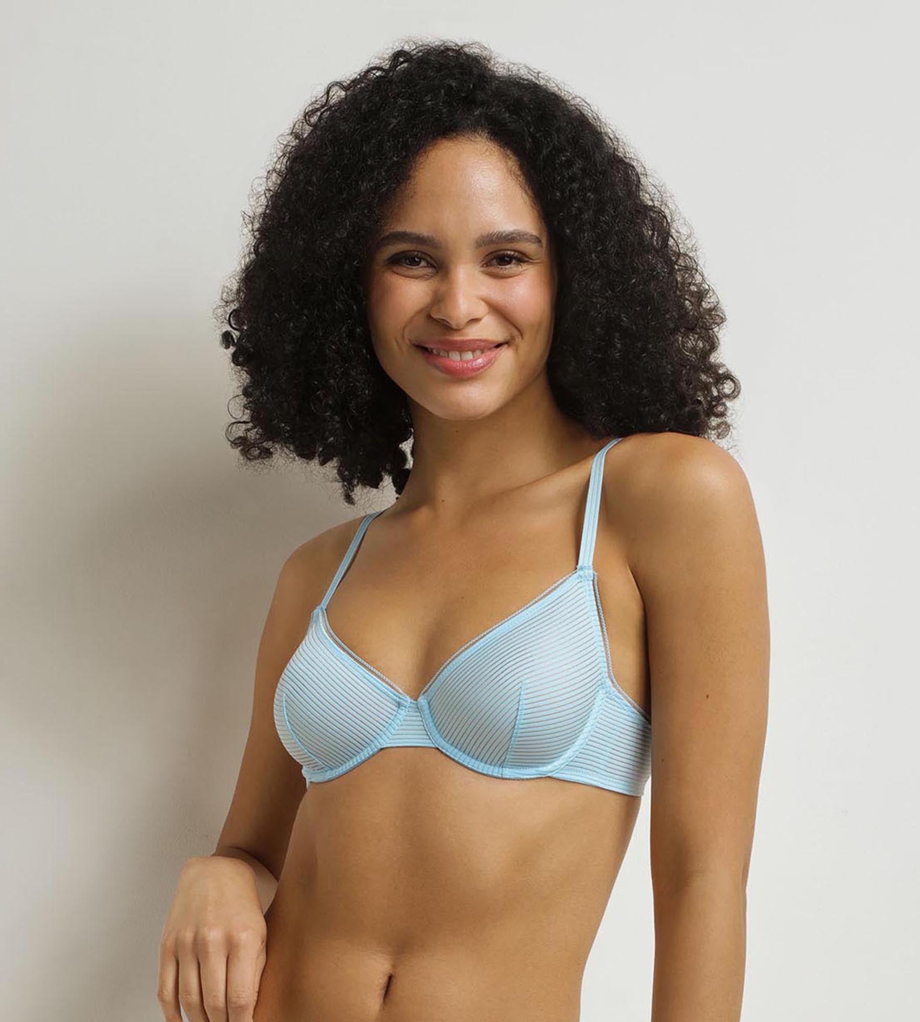 dim-soutien-gorge-corbeille-dim-x-ines-de-la-fressange-bleu-chemise image 1