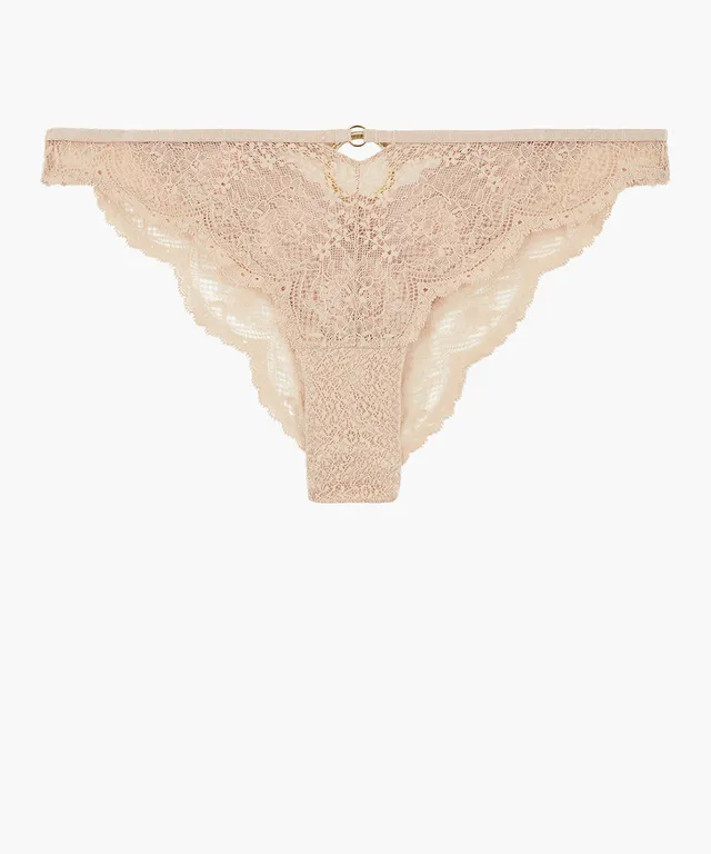 aubade-sensual-euphoria-h-ftslip-desir-culotte-taille-basse-en-dentelle-et-guipu image 1