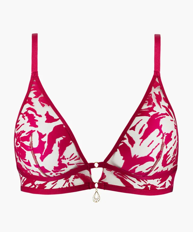 aubade-wild-vibration-soutien-gorge-triangle-sans-armatures-hot-pink-2 image 1