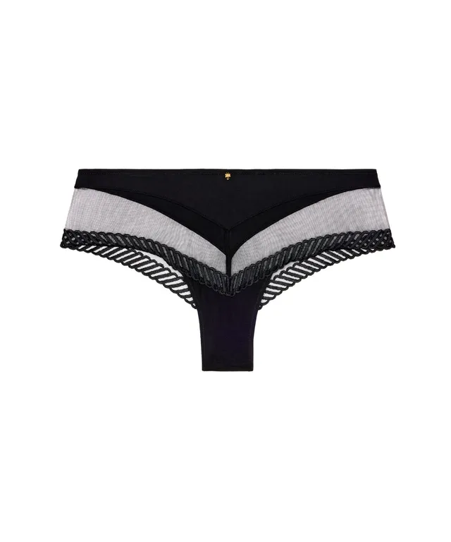 aubade-sheer-emotion-shorty-noir image 1