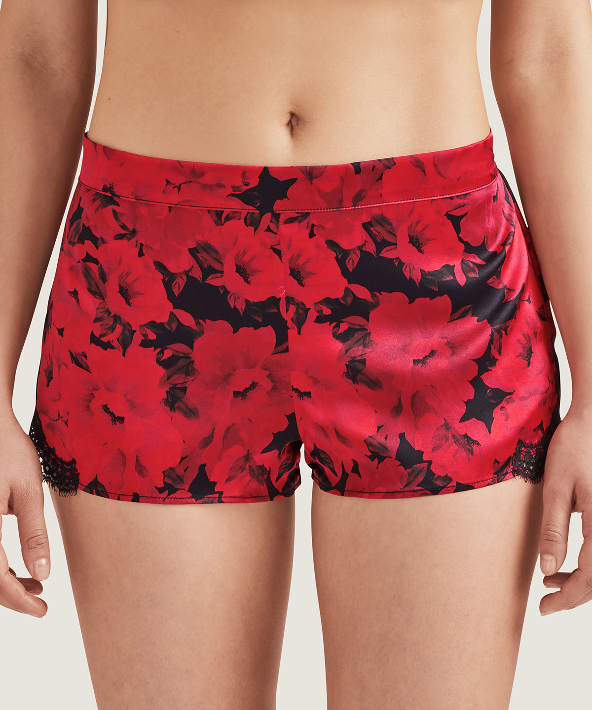aubade-toi-mon-amour-shorty-rouge-op-ra-soie image 2