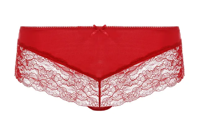 darjeeling-bulle-slip-femme-rouge-l image 1