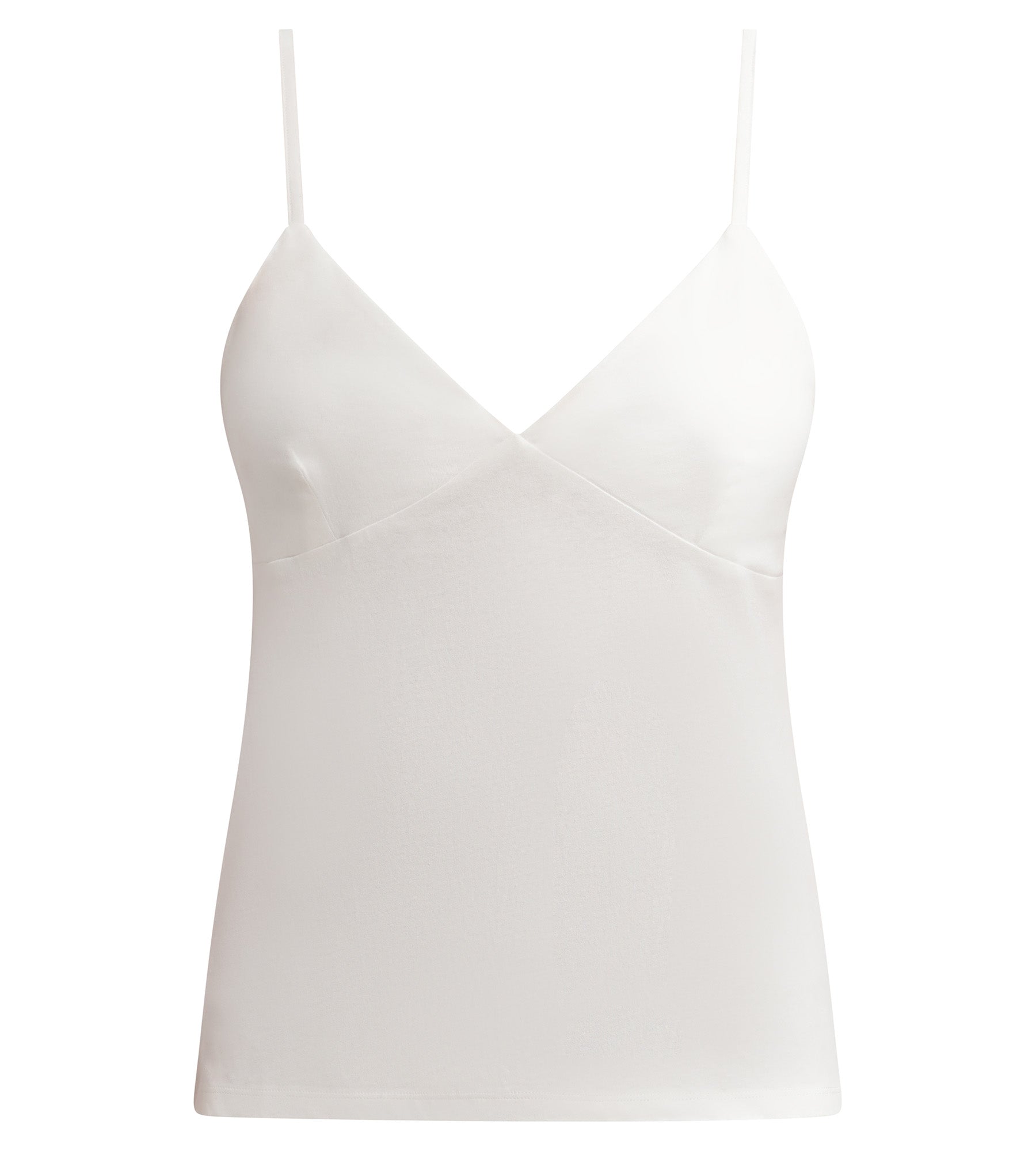 dim-nightwear-caraco-femme-col-v-jersey-ivoire image 4