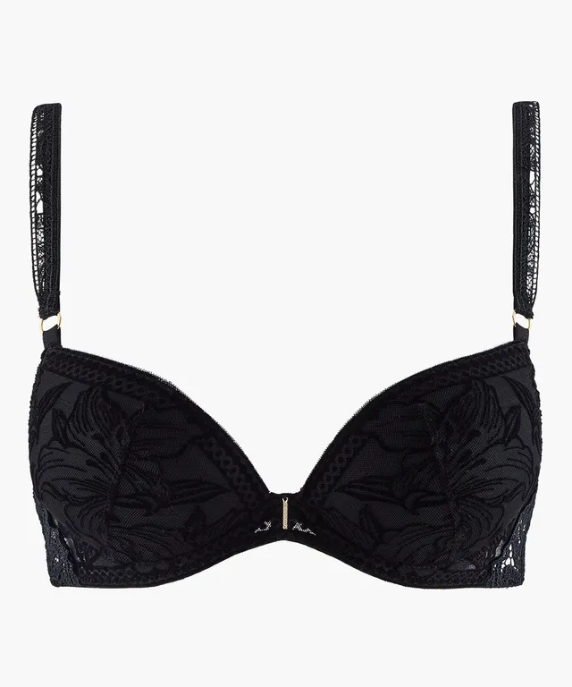 aubade-c-ur-corps-soutien-gorge-push-up-noir image 1