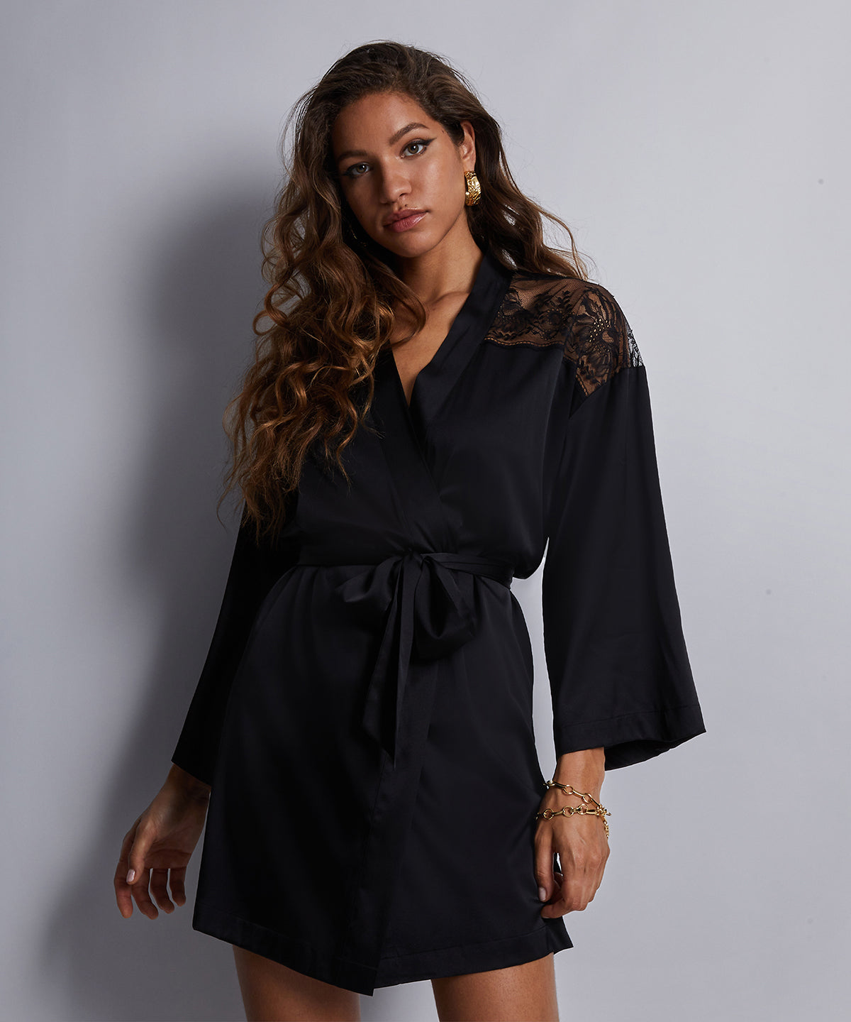 aubade-midnight-whisper-kimono-noir-2 image 2