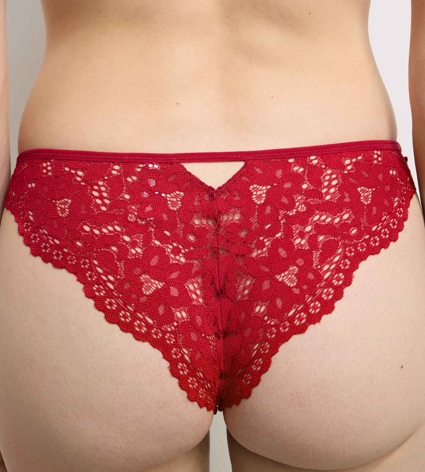 dim-burning-eclat-slip-br-silien-dentelle-rouge-femme image 6