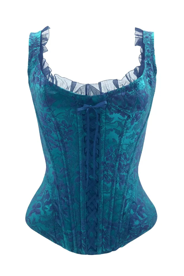 cadolle-noum-a-corset-en-soie image 1