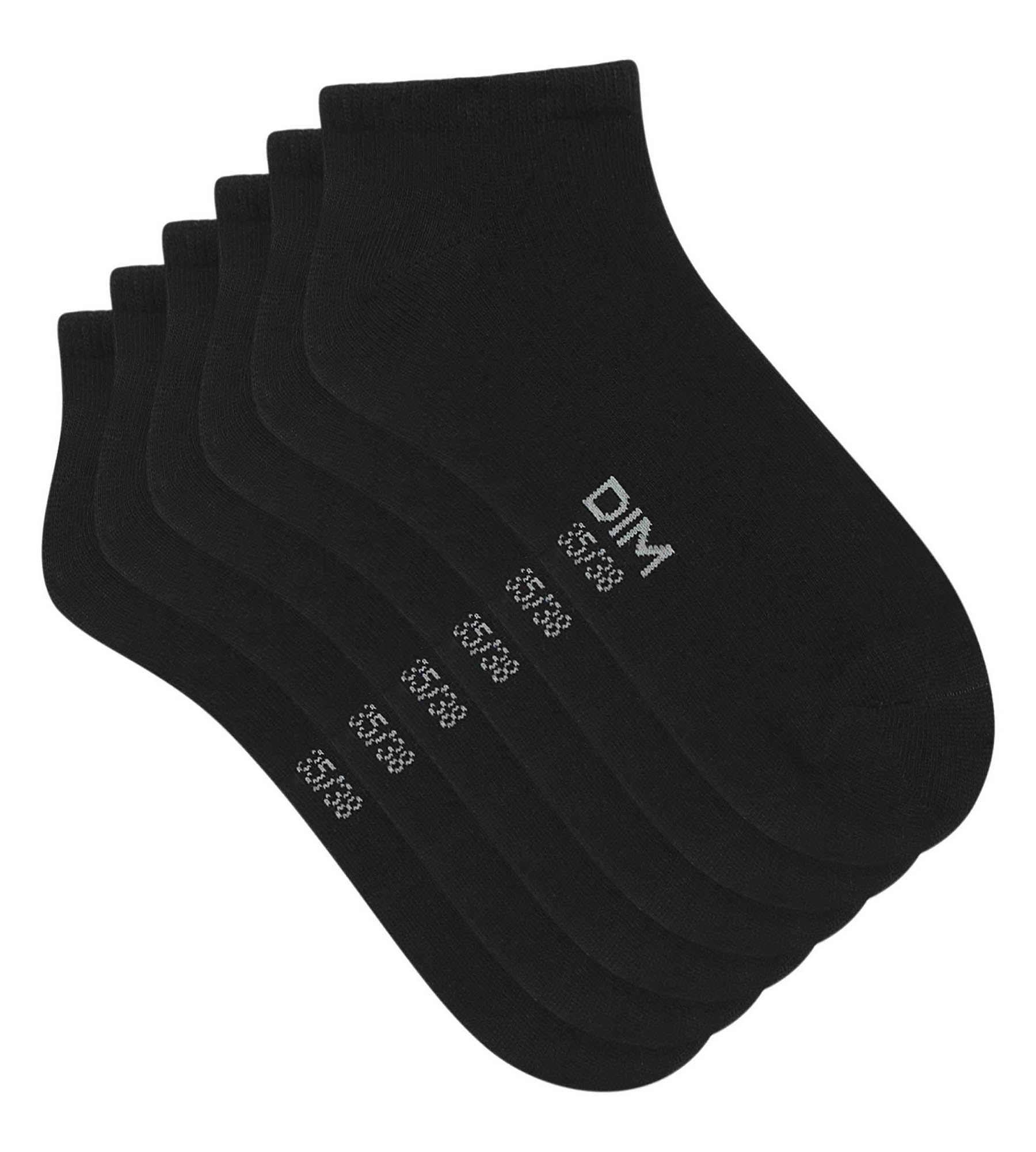 dim-coton-lot-de-3-paires-de-socquettes-femme-courtes-noir image 2