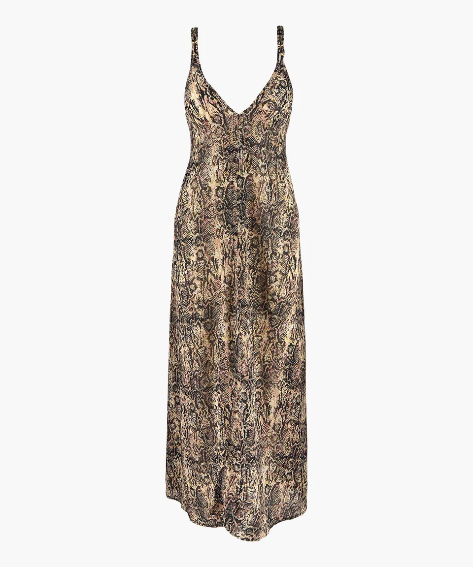 aubade-evening-sand-robe-longue-serpent image 1