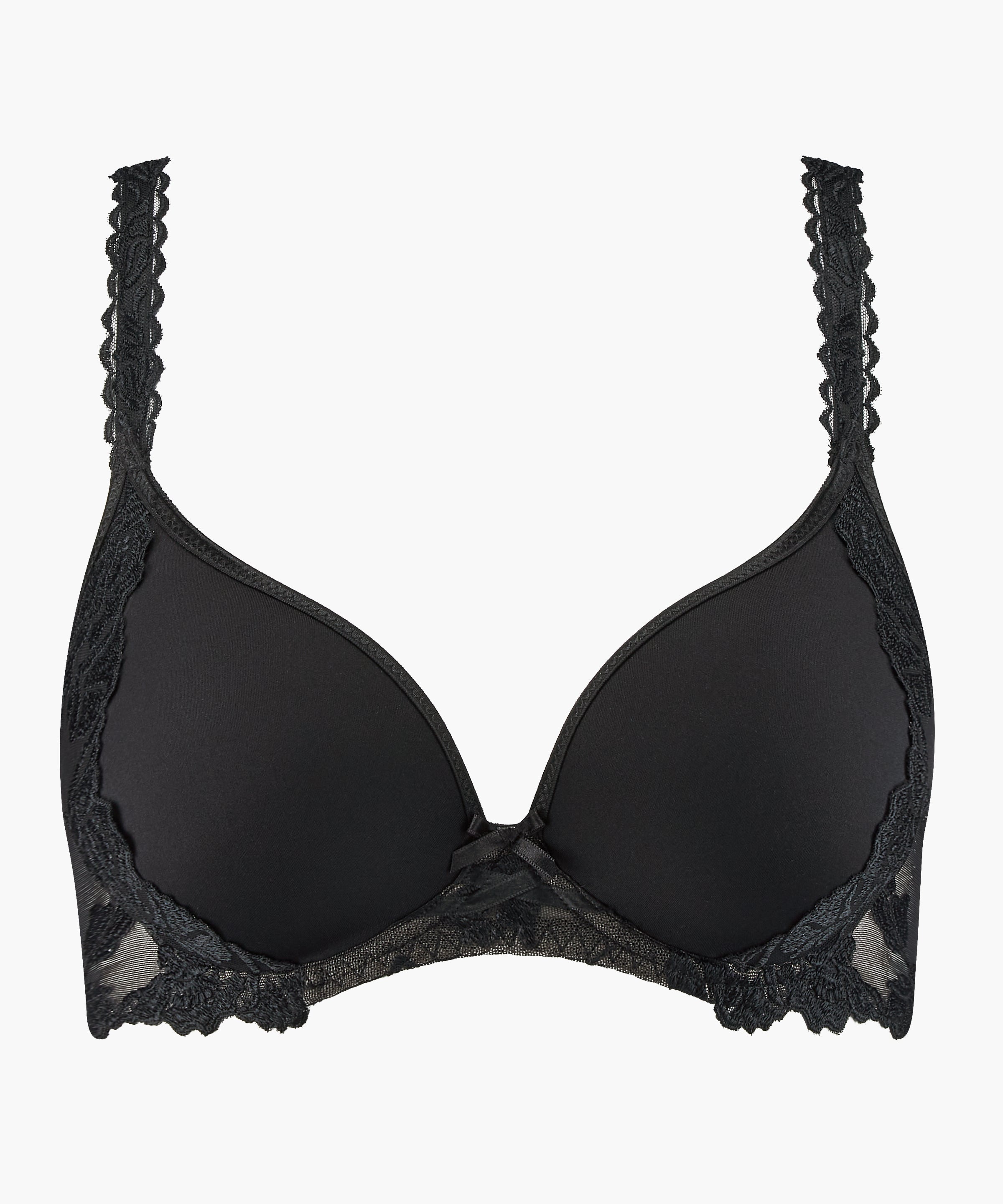 aubade-softessence-soutien-gorge-t-shirt-plunge-noir image 1