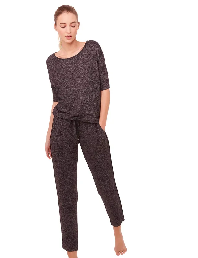darjeeling-pantalon-marjane-femme-gris-taille-m image 1