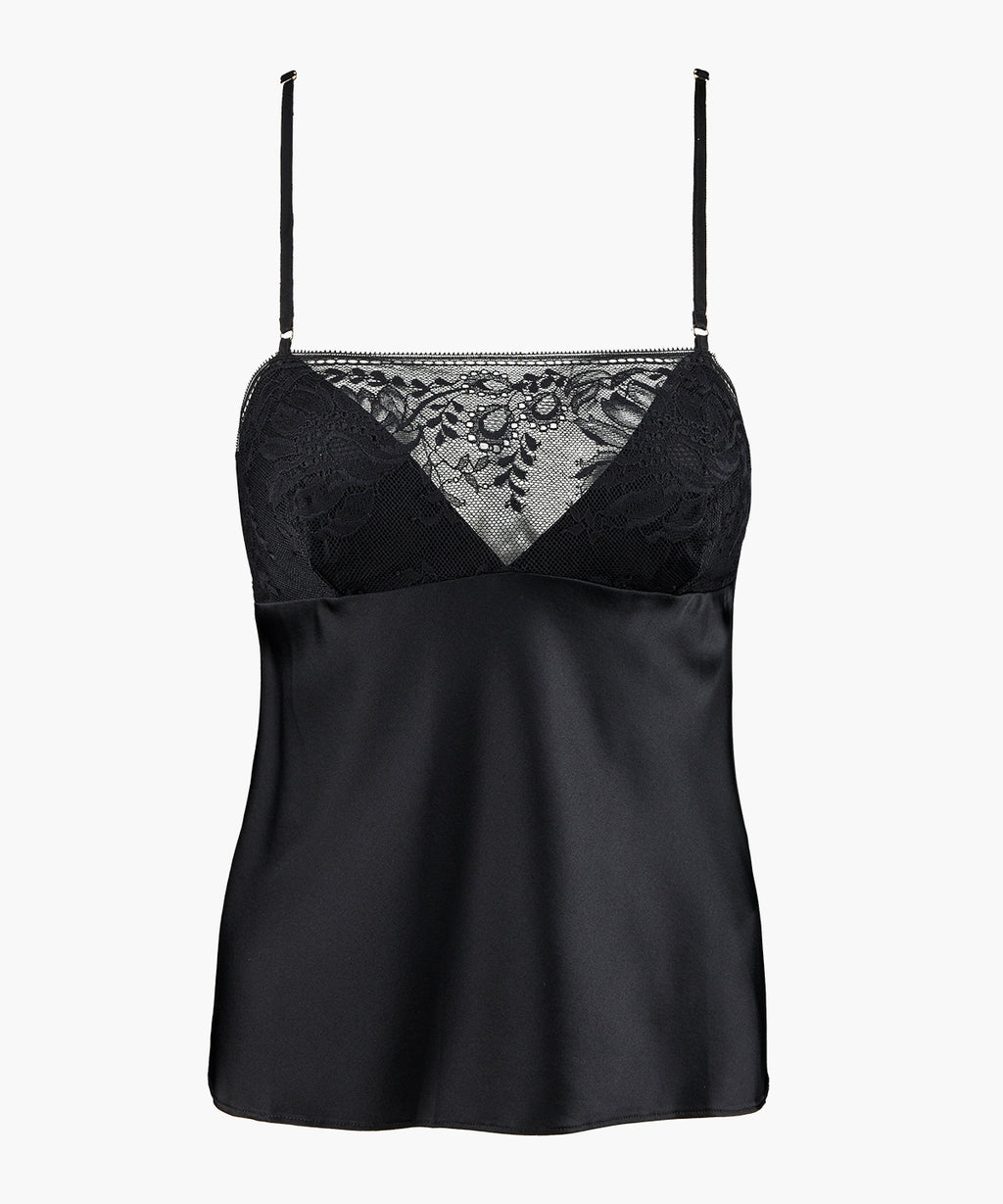 aubade-midnight-whisper-top-spaghetti-noir image 1