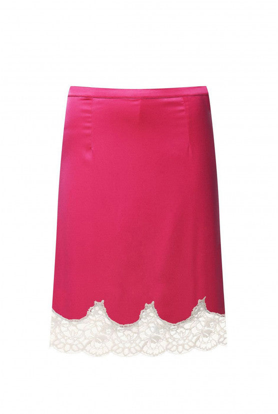cadolle-jupe-louise-jupe-satin-framboise-dentelle image 1
