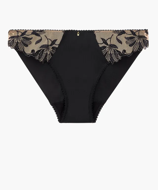 aubade-lovessence-slip-br-silien-noir image 1