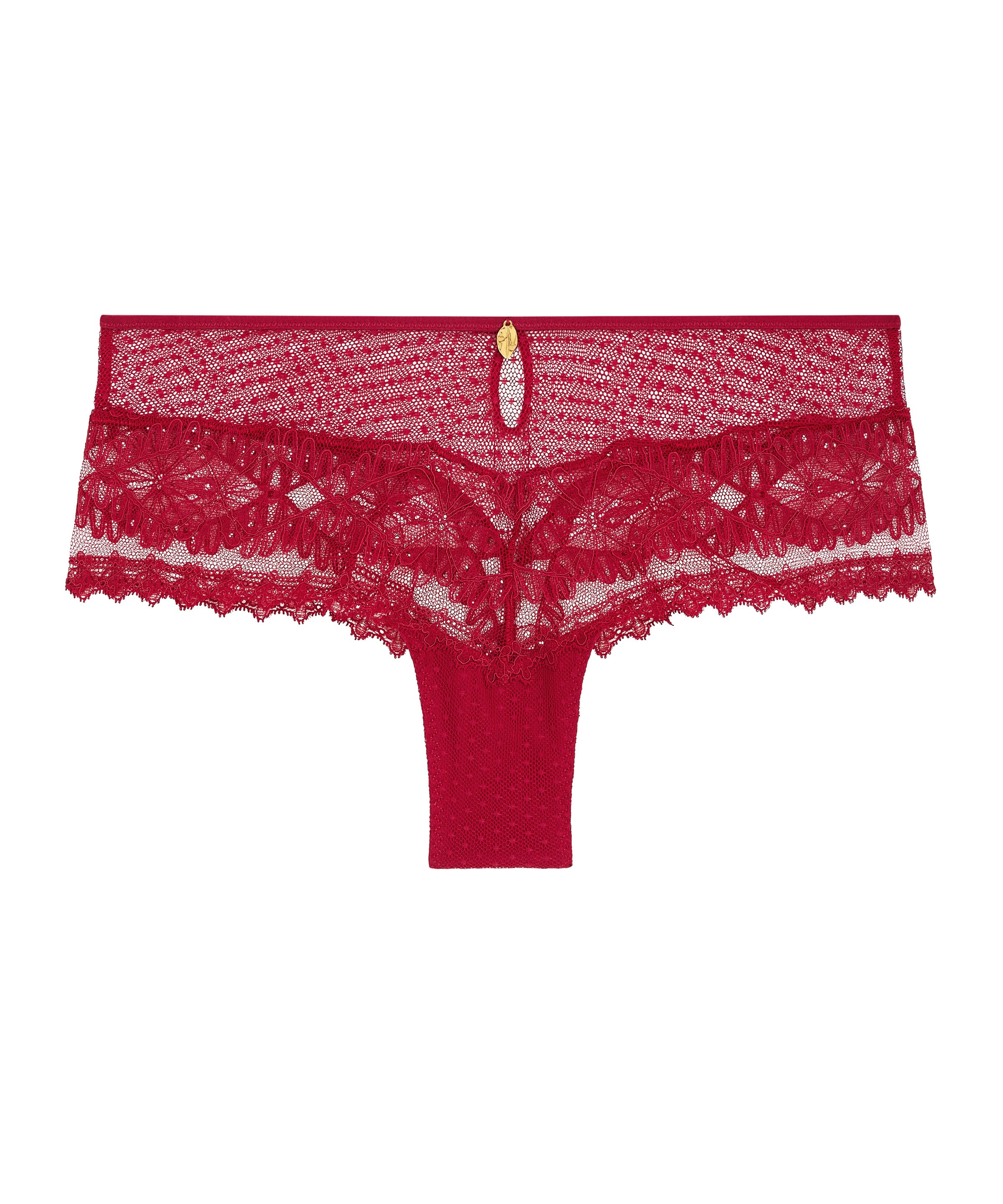 aubade-mystery-of-love-shorty-cherry-dentelle-rouge image 5