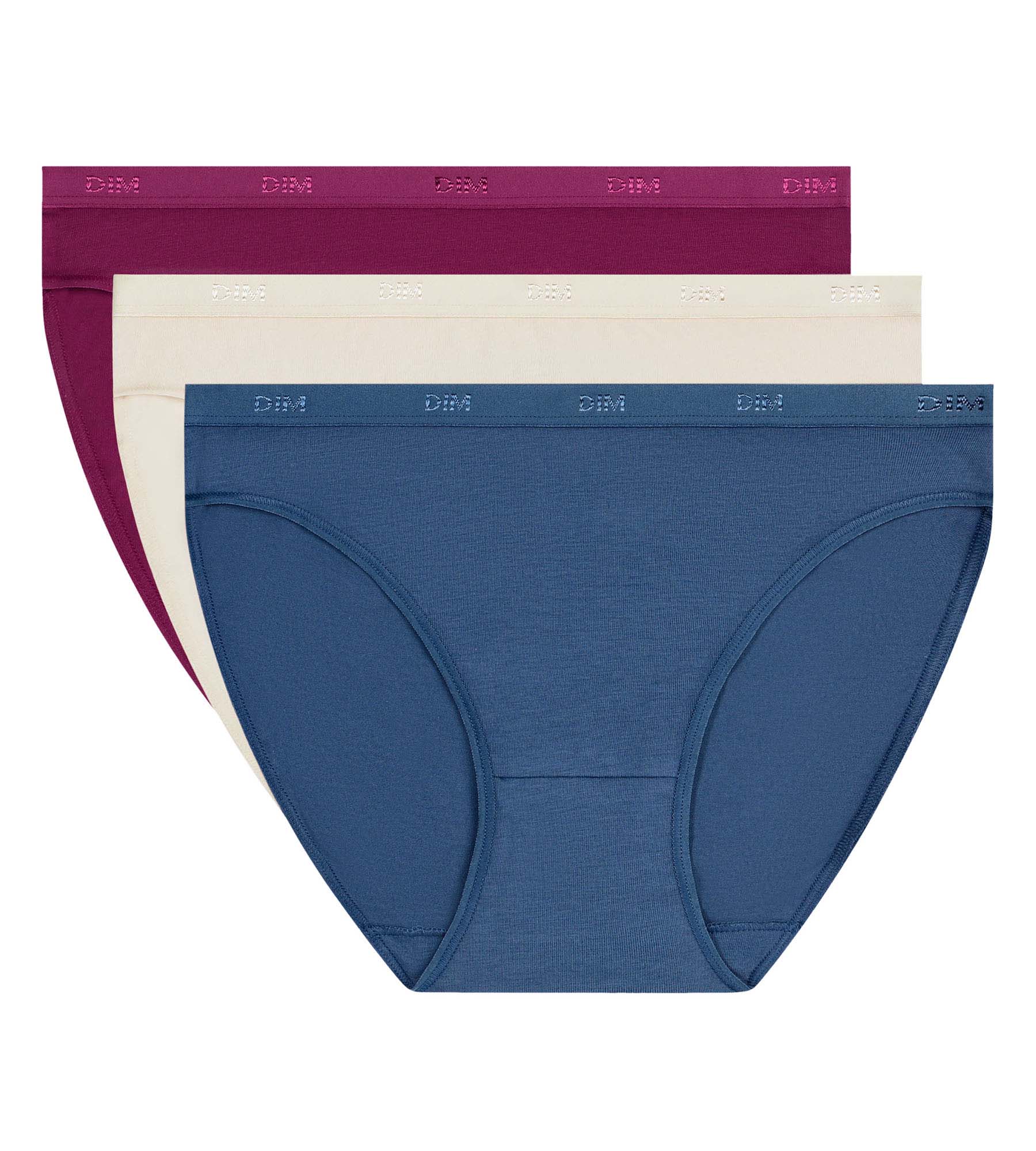 dim-les-pockets-ecodim-lot-de-3-slips-cendre-cr-me-prune image 5