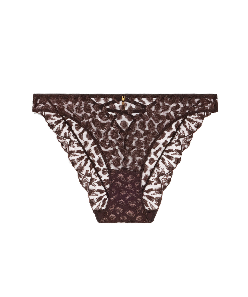 aubade-crazy-in-love-slip-italien-satin-brown image 1