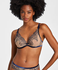 aubade-c-urs-enlac-s-soutien-gorge-triangle-avec-armatures-nightfall image 3