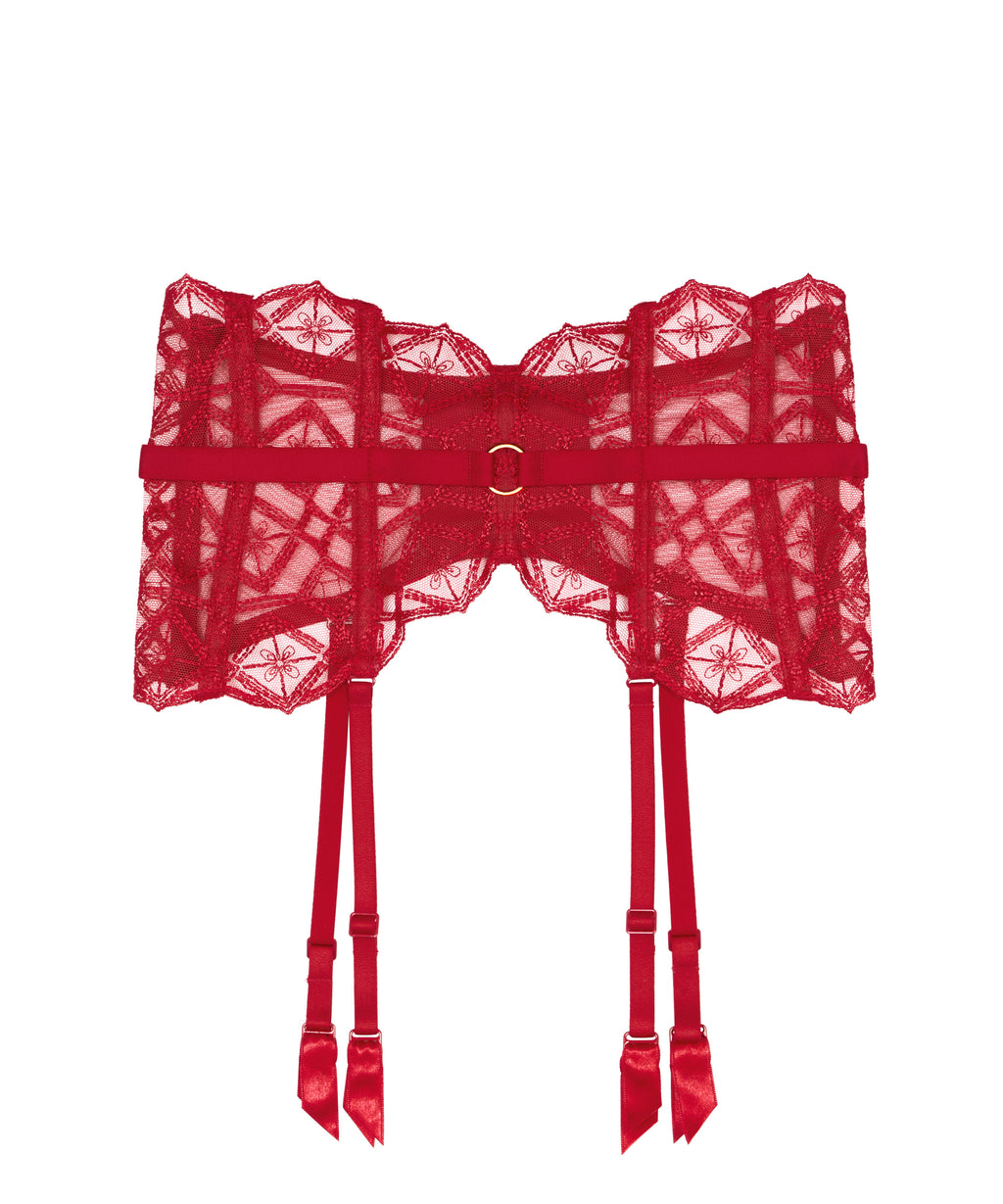 aubade-sense-of-illusion-serre-taille-waistcincher-red-berry image 1
