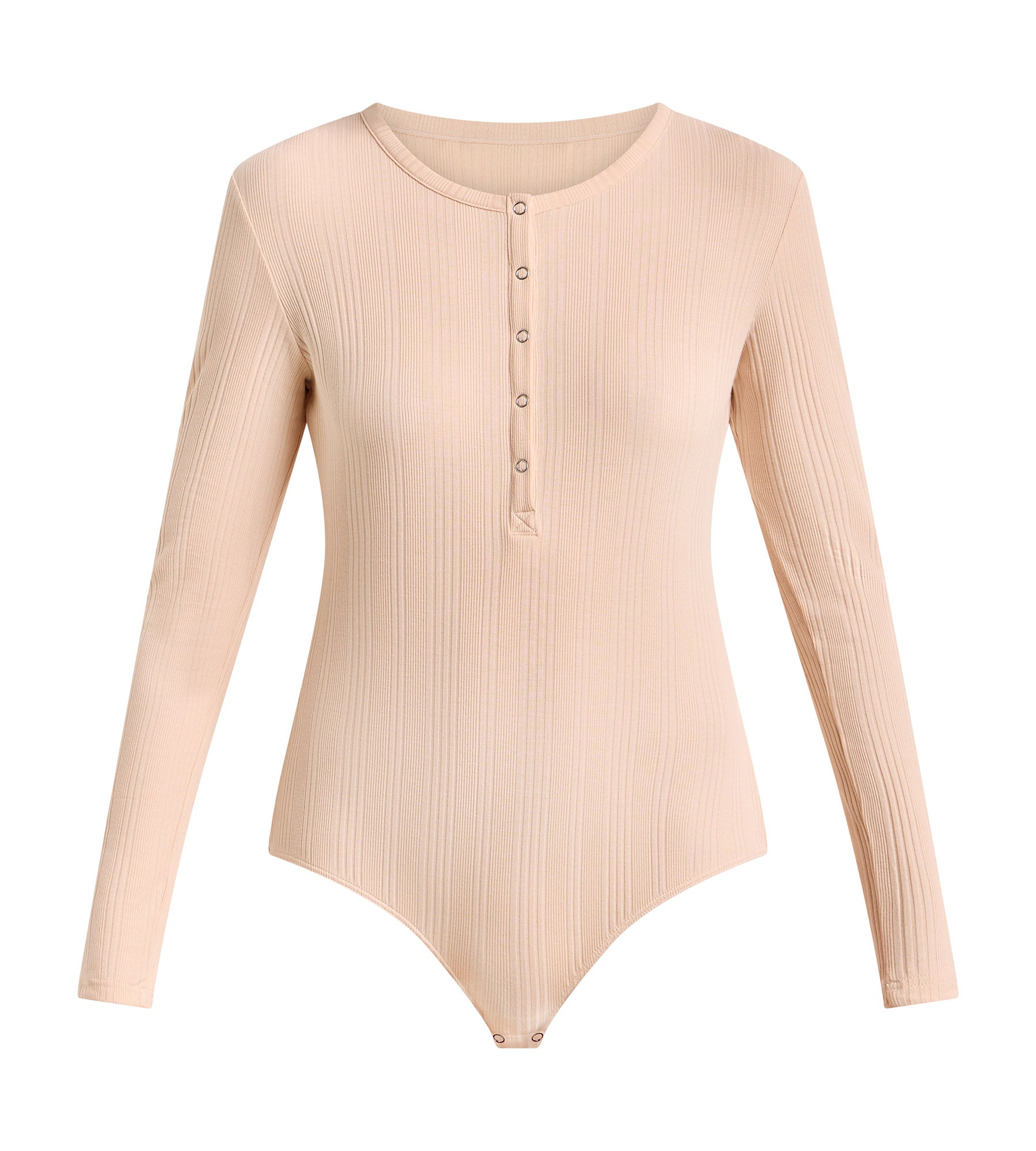 dim-x-ines-de-la-fressange-body-t-shirt-manches-longues-jersey-c-tel-fin-skin-ro image 5