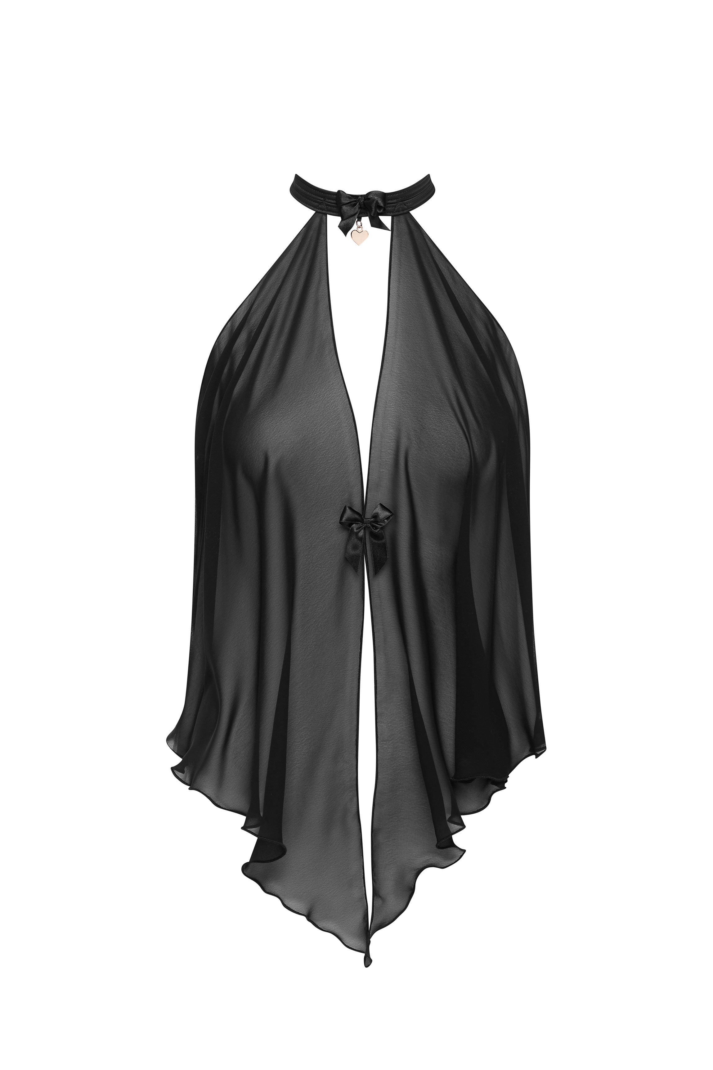 cadolle-nuisette-mousseline-noire image 1