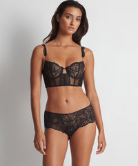 aubade-flowermania-bustier-black image 3