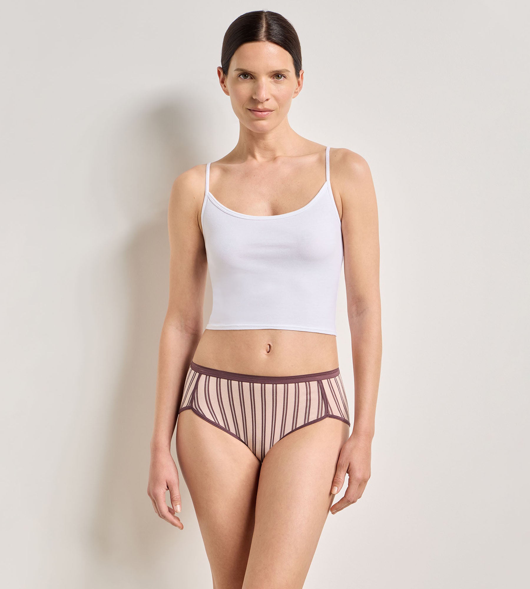 dim-x-ines-de-la-fressange-lot-de-3-shorty-femme-rose-sable-en-coton image 3