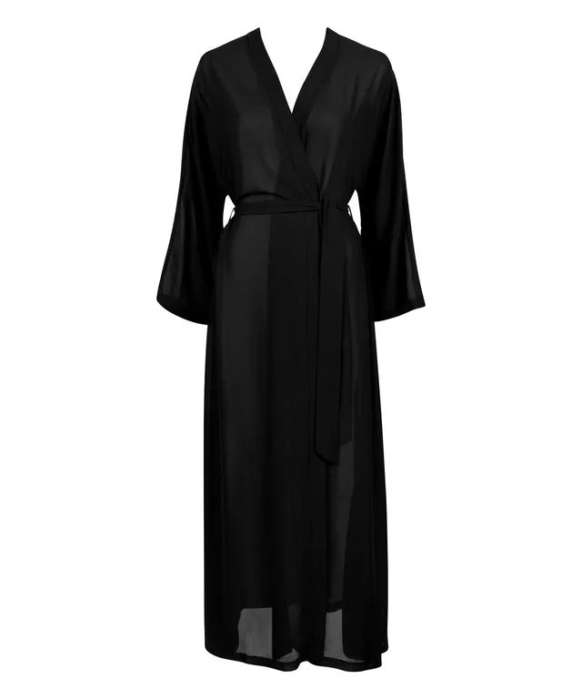 aubade-beach-walk-kimono-long-black image 1