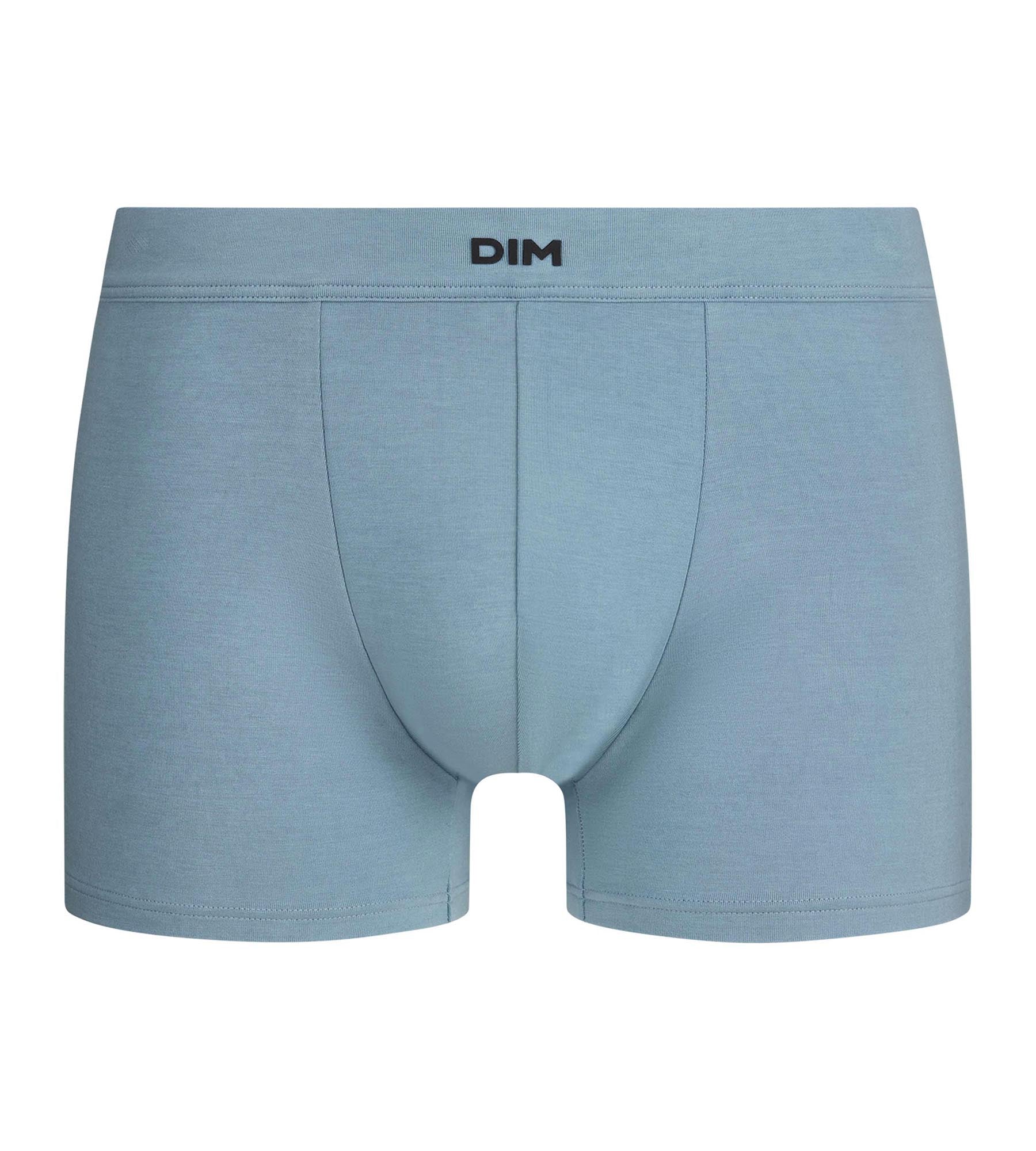 dim-gentleman-boxer-homme-modal-coton-poudre-azur image 3
