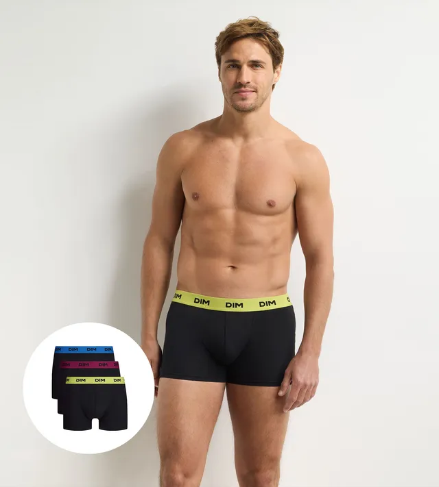 dim-mix-and-colors-lot-de-3-boxers-homme-flashy image 1
