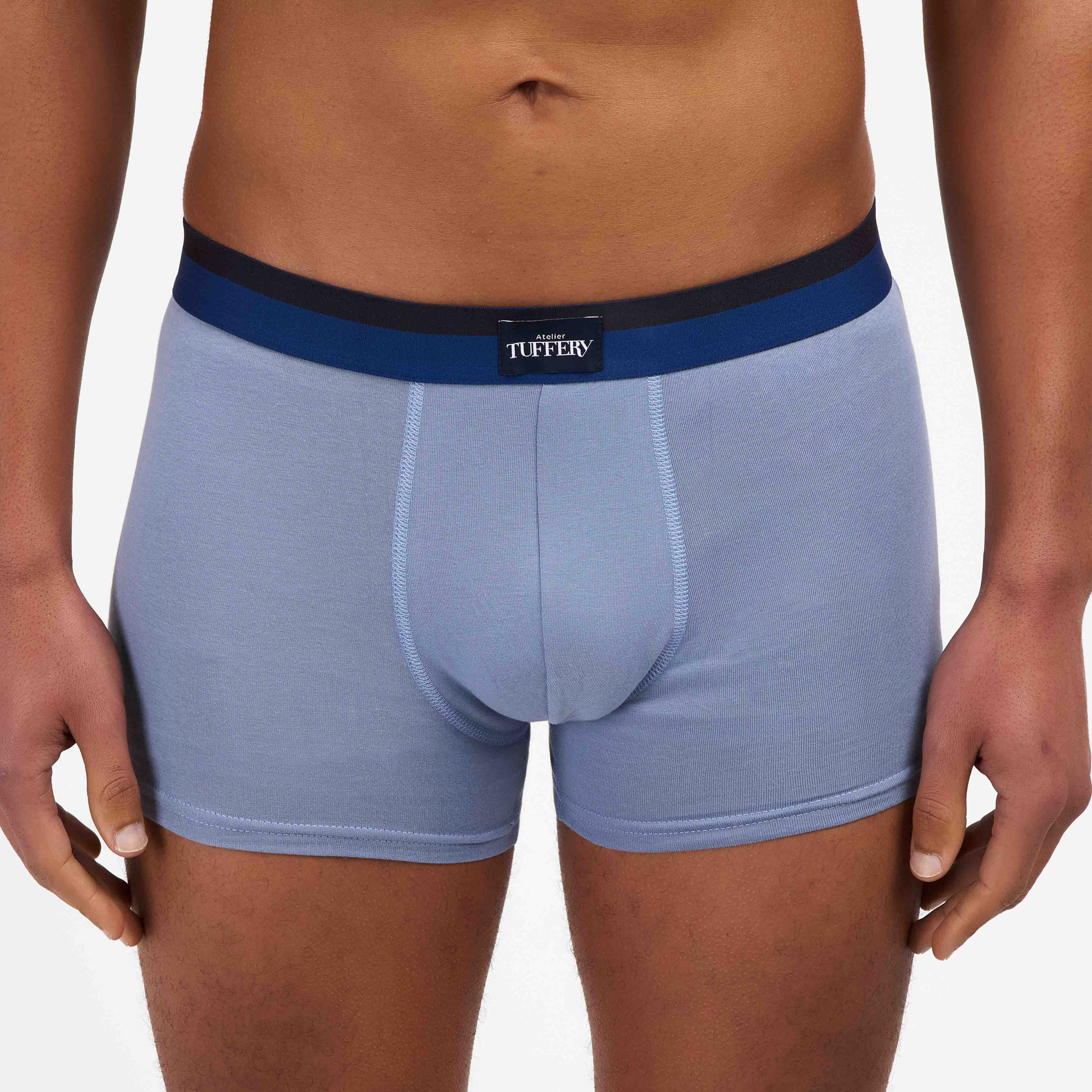 atelier-tuffery-boxer-homme-bleu-clair-en-coton-bio image 5